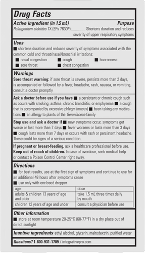 Nature's Way® | V Clear EPs 7630 Drops - back of pack Sku:780011