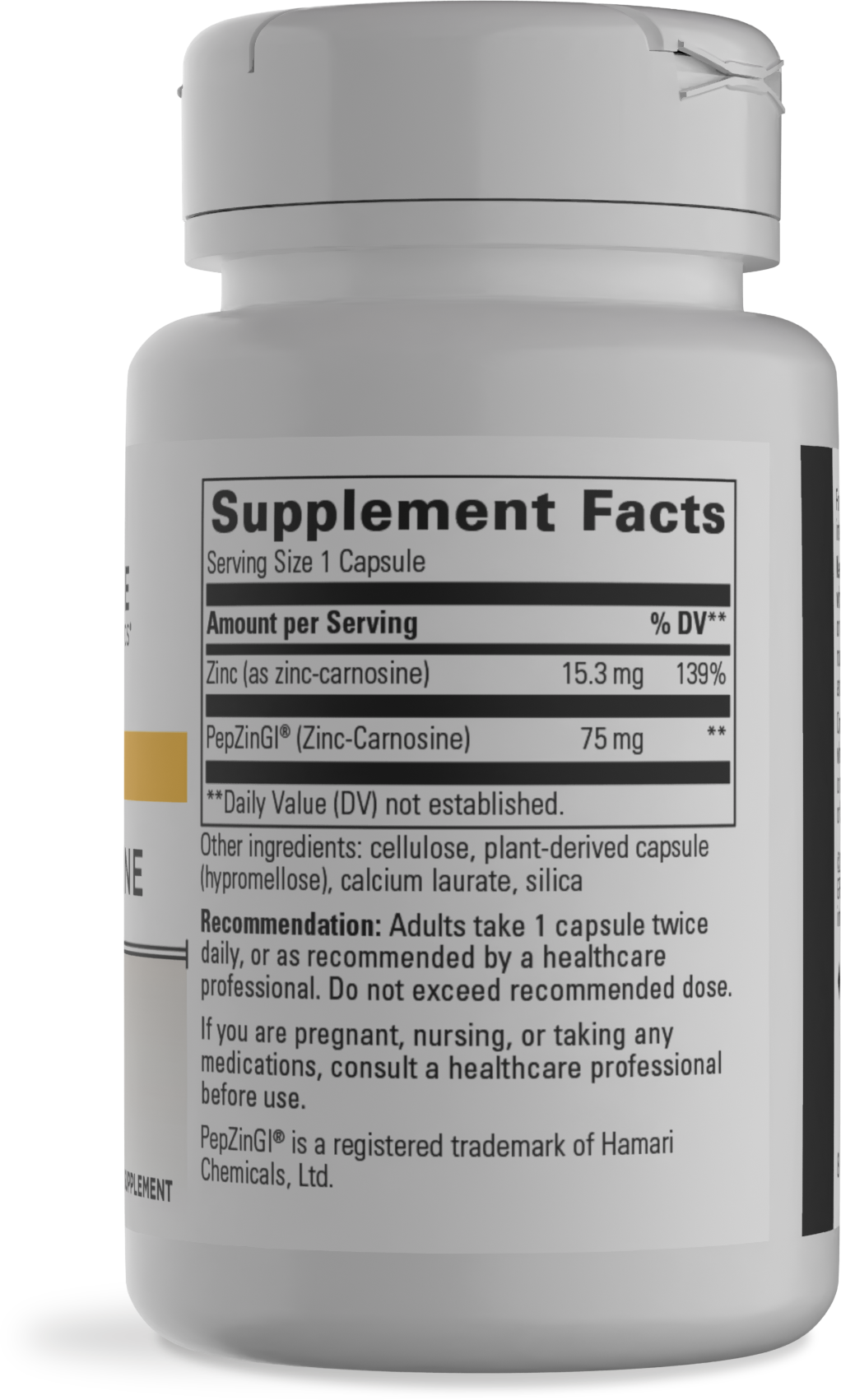 <{%MAIN1_10033%}>Nature's Way® | Zinc-Carnosine - right side of pack