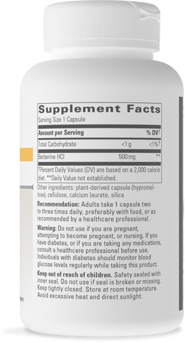 Nature's Way® | Berberine - right side of pack Sku:15064