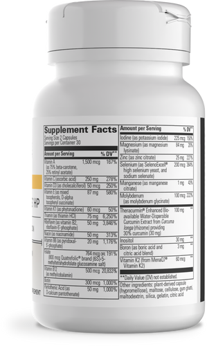 Nature's Way® | Clinical Nutrients HP - right side of pack Sku:12916